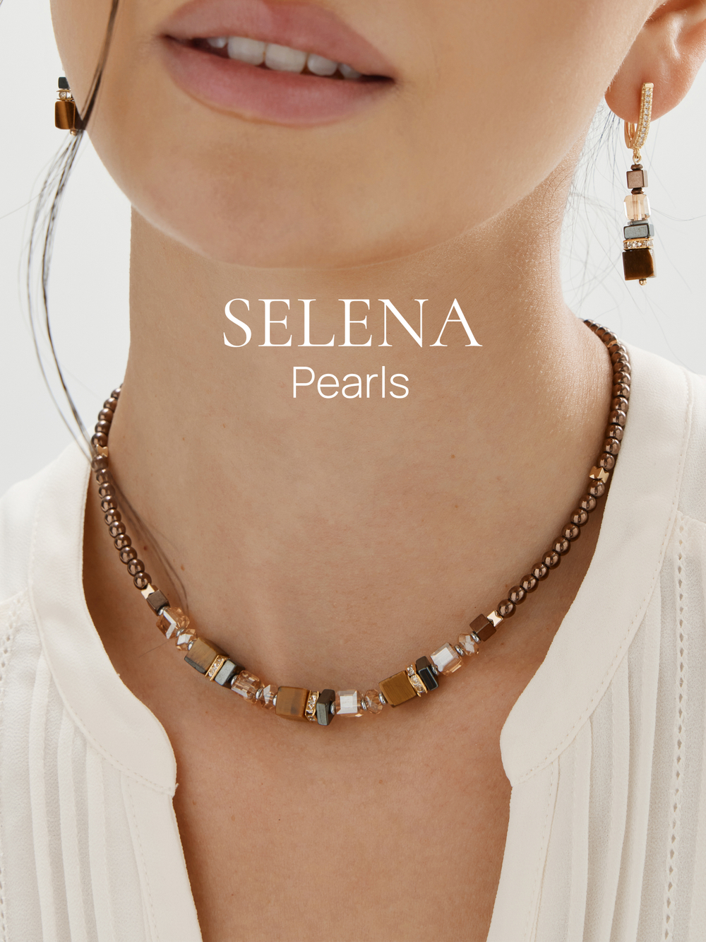 91003659 Колье Selena Pearls