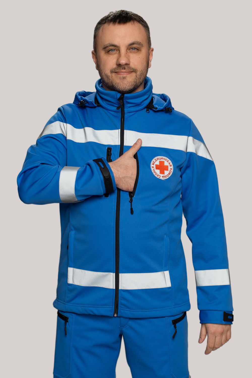 Костюм демисезонный мужской Скорая помощь MedicLine SOFTSHELL