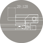 Душевой уголок Cezares SLIDER-R-2-80/90-C-NERO