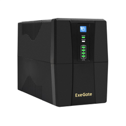 ИБП EXEGATE POWER BACK EP276528RUS 650VA/360W 2XSCHUKO LED