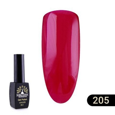 Гель лак BLACK ELITE 205, Global Fashion 8 мл