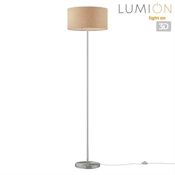 Торшер 2*E27 8250/2F никель/бежевый Nikki Lumion