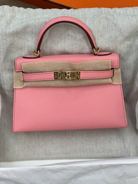 Сумка Hermes Kelly Mini Epsom ручной шов
