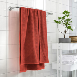 IKEA GULVIAL  (ИКЕА ГУЛВИАЛ)  -  Полотенце банное, красно-коричневое, 100x150 см