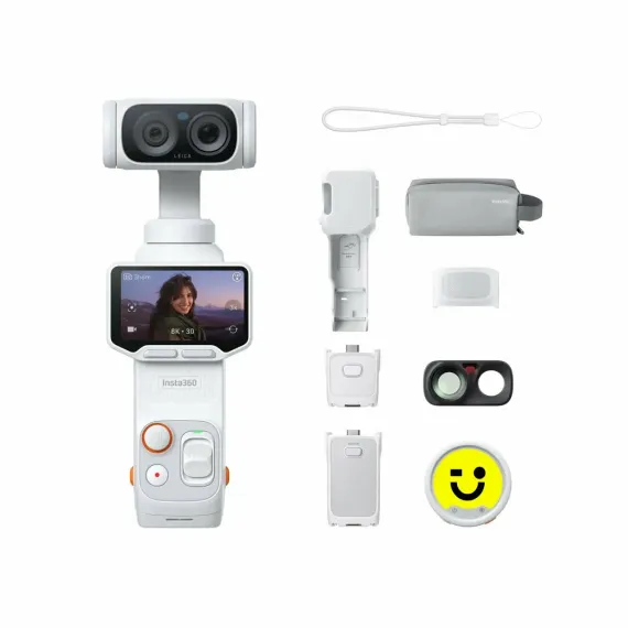 Экшн-камера Insta360 Luna Ultra Creator Bundle Белая (White)