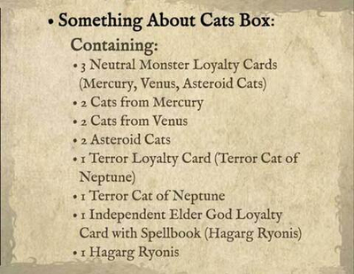 Cthulhu Wars: Something About Cats Box