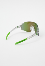 Спортивные очки HILX Savage (L) Shiny Crystal Grey Green / Green Lens