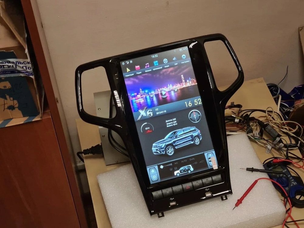 Штатная магнитола для JEEP Grand Cherokee 2013+ черная KUBERG ZF-1823B-DSP