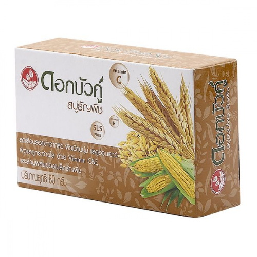 Мыло с травами и мультизерновыми экстрактами (soap) Twin Lotus | Твин Лотус 80г