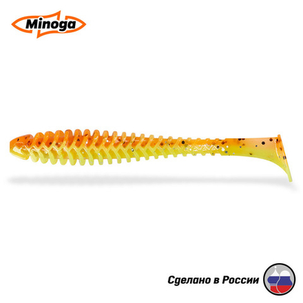 Силиконовая приманка "Minoga" ACTION FAT  6,1"(3шт) 155мм, 17,74 гр, цвет 324