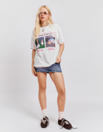 Женская футболка оверсайз с принтом BARBIE - BERSHKA