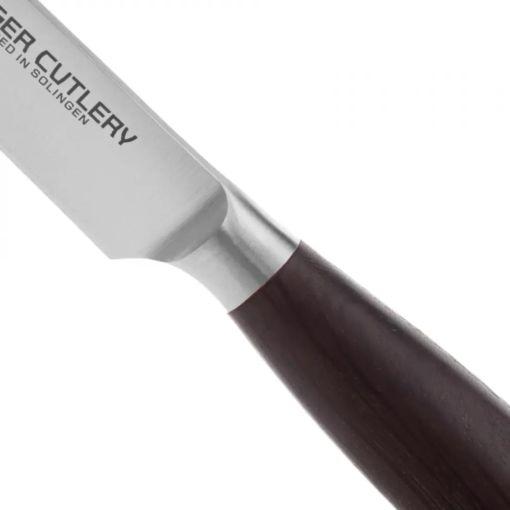 Нож для чистки и нарезки 12см Berger Cutlery Ergo Line Smoked Oak
