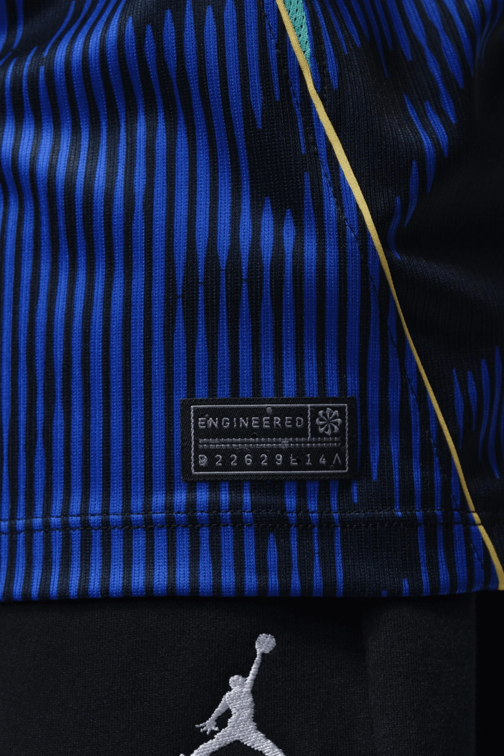 Футболка Nike Brazil x Jordan 2026 Away Stadium Junior - темно-синий