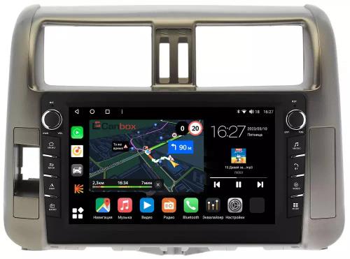 Магнитола для Toyota Land Cruiser Prado 150 2009-2013 - Canbox 9006/9005 Android 10, Быстрая, CarPlay, 4G SIM-слот