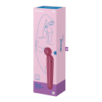 Малиновый вибромассажер 21,9см Satisfyer Planet Wand-er 4046068