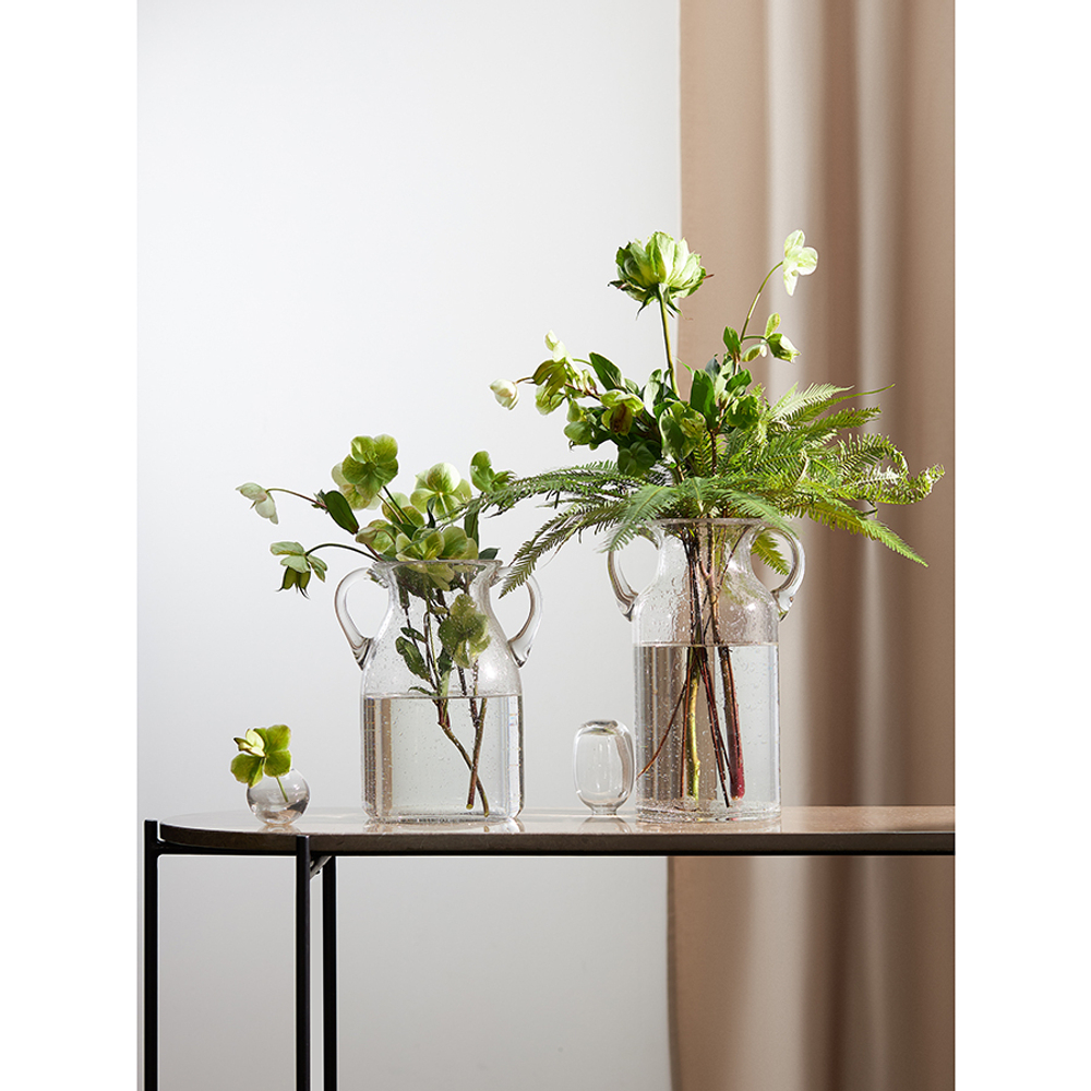 Ваза Flowi, 29 см, прозрачная