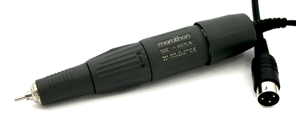 Аппарат для маникюра Marathon-3 Champion белый H37LN. Педаль SFP-27