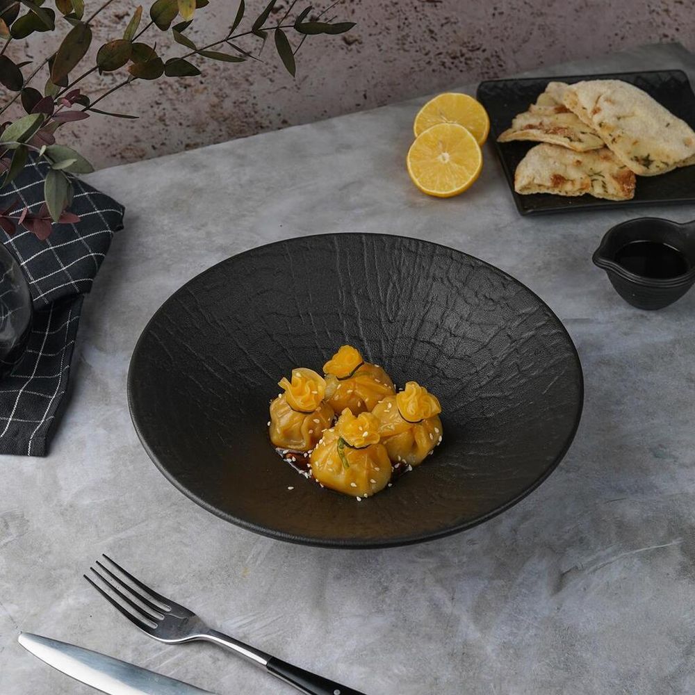 Салатник 1250 мл d 25 см h7 см Black Raw Wood P.L. Proff Cuisine [3]