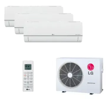 Мультисплит система на 3 комнаты LG PM07SP x 3 / MU3M19
