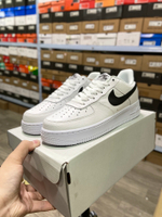 Купить  Nike Air Force 1 Low '07 "White Black Pebbled Leather"