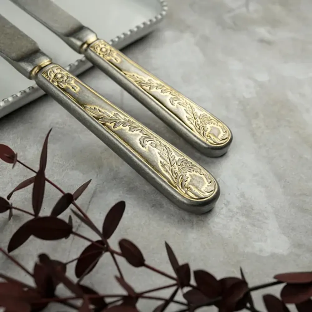 Нож десертный 20,7 см матовый с золотом Lord Vintage Style P.L. Proff Cuisine [12]