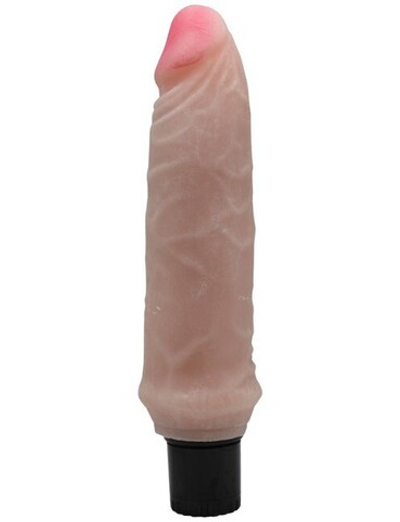 Вибратор UltraSkin Vibro Realistic с вибрацией (Цвет: телесный)
