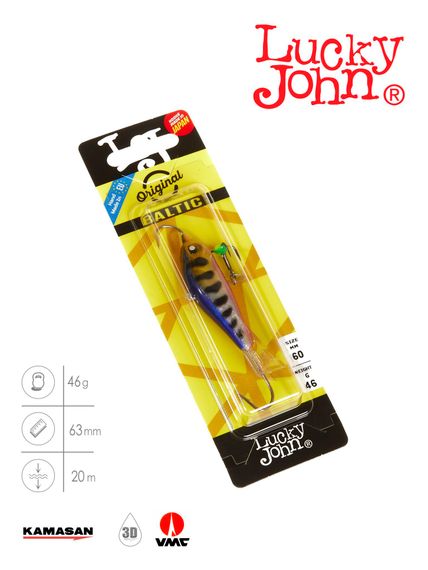 Балансир Lucky John BALTIC 6 с тр. 60мм/114 блистер