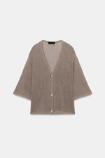 КАРДИГАН С ШИРОКИМИ РУКАВАМИ — ZARA