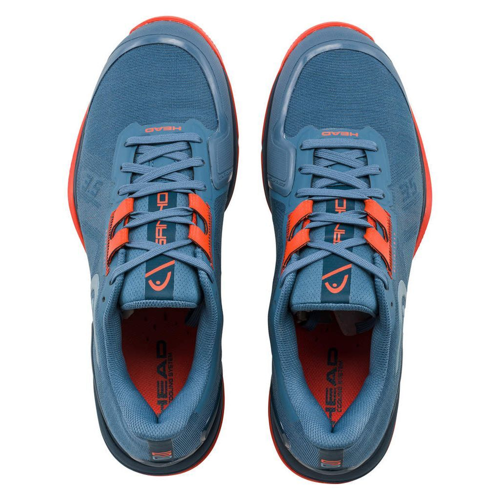 Мужские кроссовки теннисные Head Sprint Pro 3.5 Clay Men - bluestone/orange