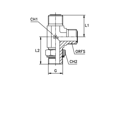 Штуцер FMLH D18-20 ORFS 1.3/16 - BSP 3/4