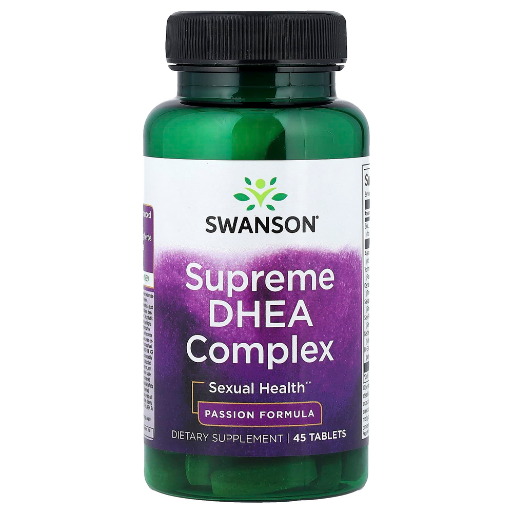 Swanson Vitamins, Supreme DHEA Complex, 45 таблеток