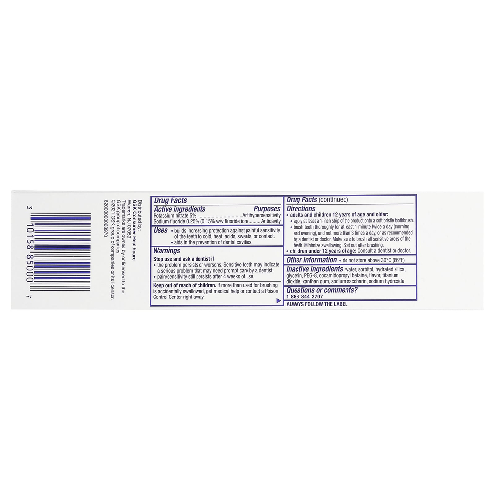 Sensodyne, ProNamel, отбеливающая зубная паста, альпийский бриз, 113 г (4 унции)