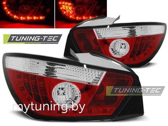 Задние фонари Seat Ibiza 4 red white led