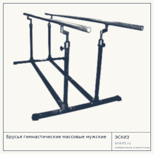 Брусья гимнастические массовые мужские