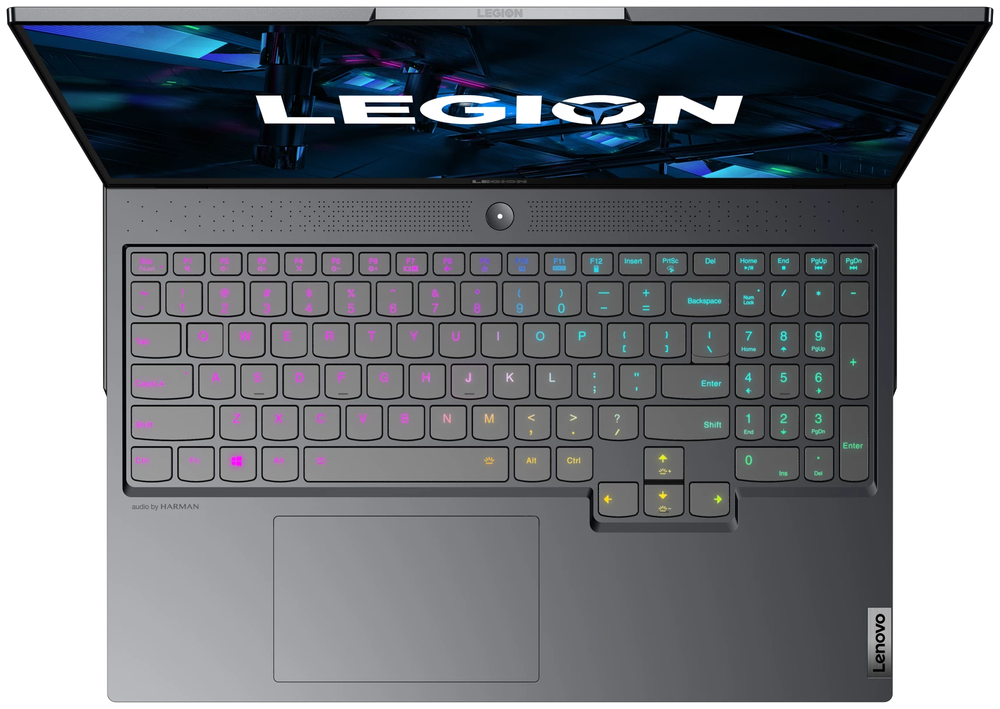 Ноутбук Lenovo Legion 7 16ITHg6 (82K600AERU) 16"/Intel Core i9-11980HK/RAM 32 GB/SSD 2048 GB/nVidia GeForce RTX 3080 16 Гб/2560x1600/IPS 165Hz/Windows11/Подсветка кл-ры: RGB/серый. Состояние: B1