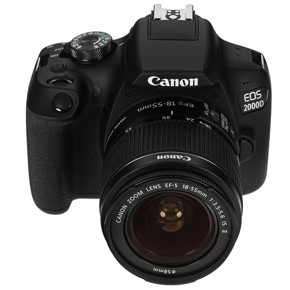 Зеркальный фотоаппарат Canon EOS 2000D Kit EF-S 18-55mm IS II.