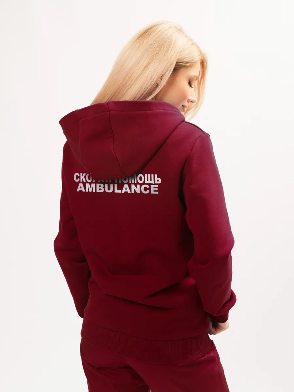 Толстовка на молнии Скорая помощь Ambulance