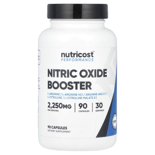 Nutricost, Performance, усилитель оксида азота, 90 капсул