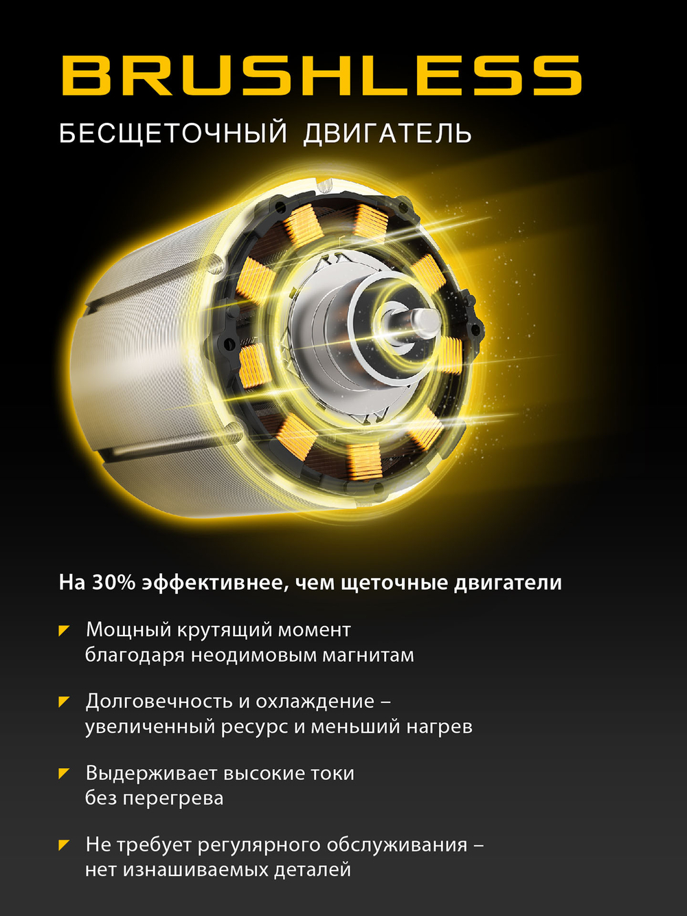 CBS-65-22 Бесщеточная ударная дрель-шуруповерт