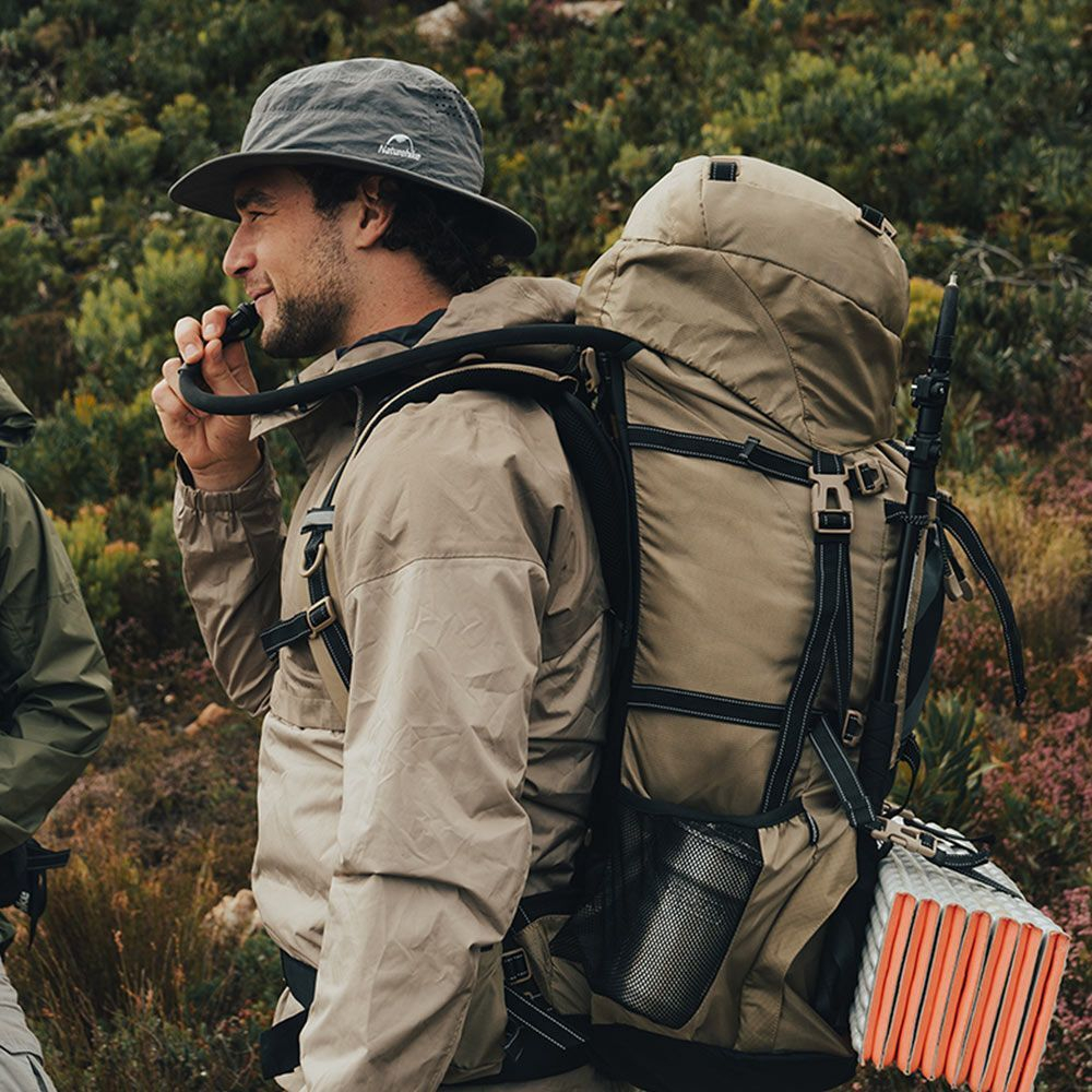 Рюкзак туристический Naturehike NH70B070-B 70L голубой, 6927595709023