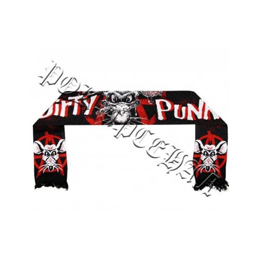 Шарф вязаный Dirty punk