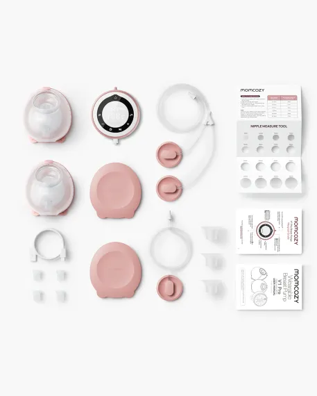 Молокоотсос электрический Momcozy V1 Pro Pink (2 шт)