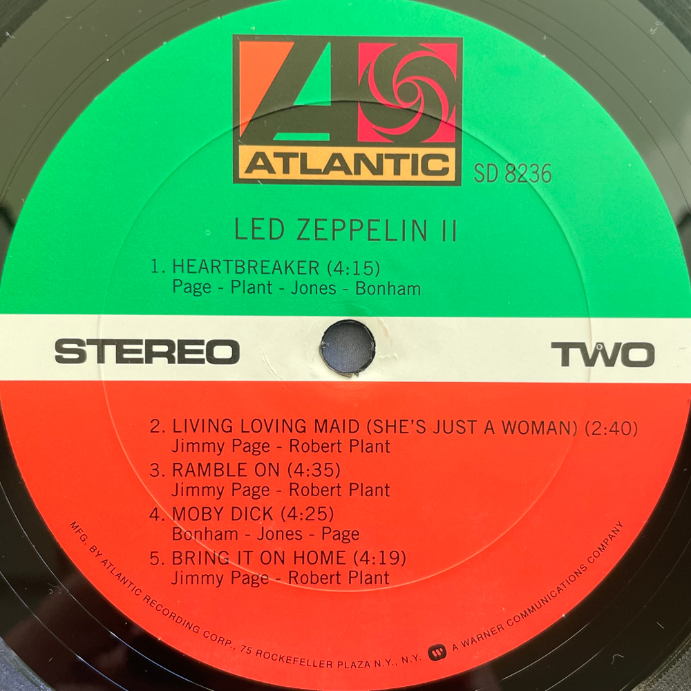 Led Zeppelin - Led Zeppelin II (США 2005г.) Vinyl 200 Gram