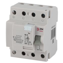 УЗО ЭРА SIMPLE SIMPLE-mod-53 ВД-40 4P 40А/300мА | Электротовары