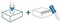 Борфреза твердосплавная Karnasch форма A+ (цилиндр с угловым радиусом), 3х14х3х38 мм, универсальная насечка HP-3, покрытие Blue-Tec, арт. 11.6010-005
