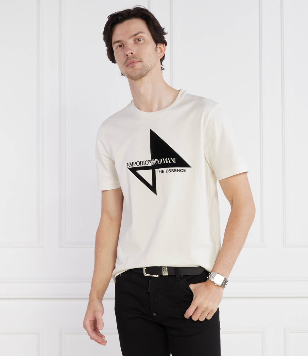 Футболка Emporio Armani - экрю(6R1T6Q 1J7FZ)
