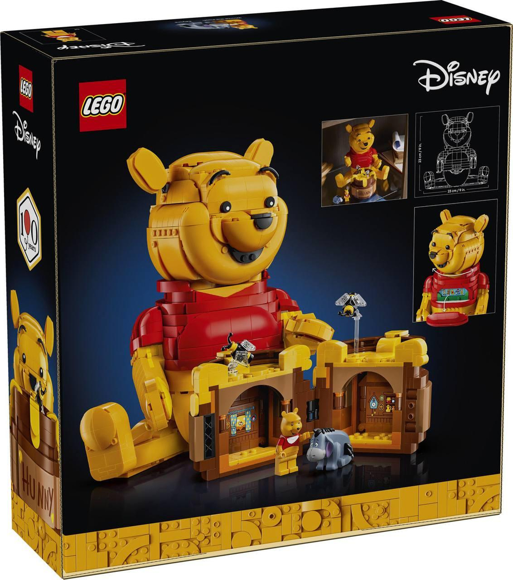 Конструктор Лего Дисней Винни-Пух 43300 | LEGO Disney Winnie the Pooh | коллекционная фигурка с мёда | 1399 деталей 18+