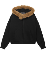 Толстовка С Капюшоном На Молнии Fur Trim Hoodie