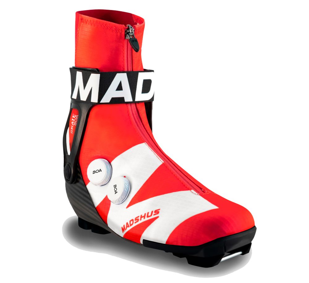 Профессиональные лыжные ботинки Madshus Redline BOA® SKATE (2026/2027) для конькового хода НОВИНКА!!!