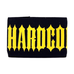 Напульсник Hardcore ( жёлтые буквы )